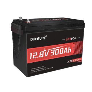 Dumfume batería LiFePO4 de litio de 12 V 300 Ah